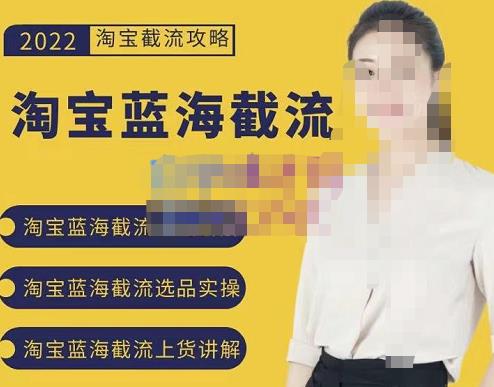 2022淘宝蓝海截流攻略，淘宝蓝海截流选品上货实操讲解网创吧-网创项目资源站-副业项目-创业项目-搞钱项目网创吧