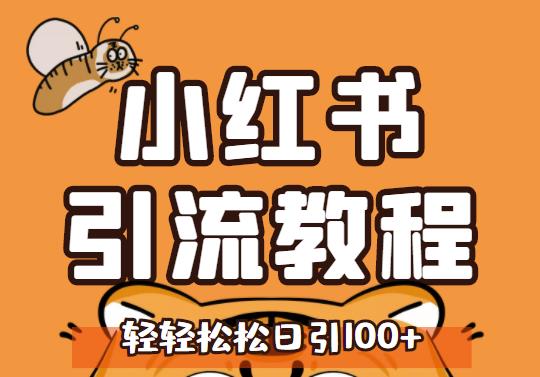 小红书运营引流全系列课程，每天引流100精准粉网创吧-网创项目资源站-副业项目-创业项目-搞钱项目网创吧